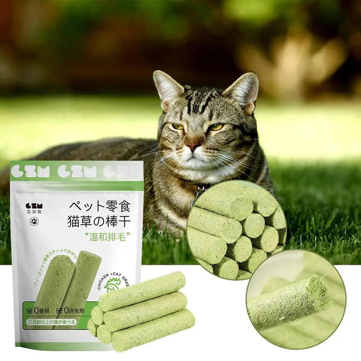 Cat Grass Teething Sticks 6pcs Healthy Smiles - themiraclebrands.com