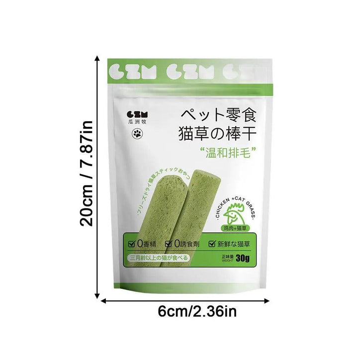 Cat Grass Teething Sticks 6pcs Healthy Smiles - themiraclebrands.com