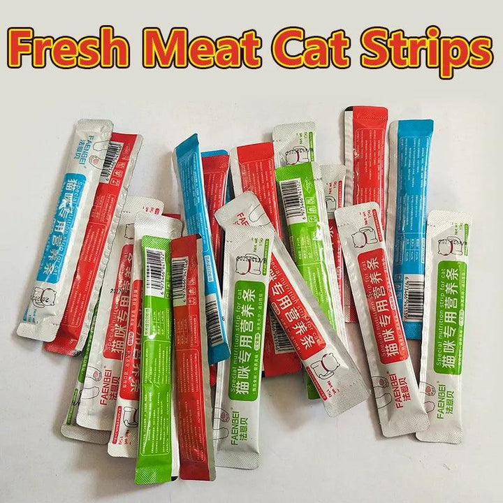 Cat Snacks Variety Pack 10 Wet Strips - themiraclebrands.com