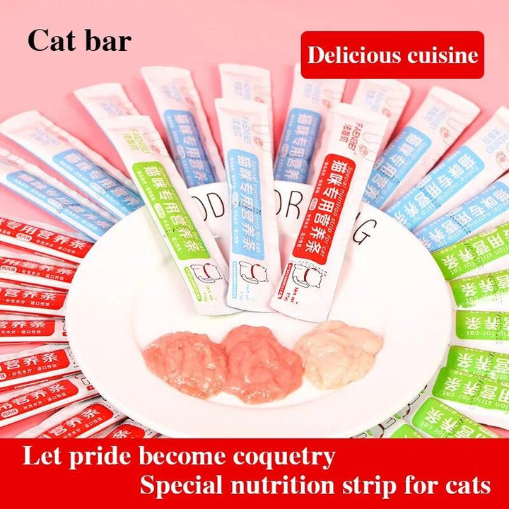 Cat Snacks Variety Pack 10 Wet Strips - themiraclebrands.com