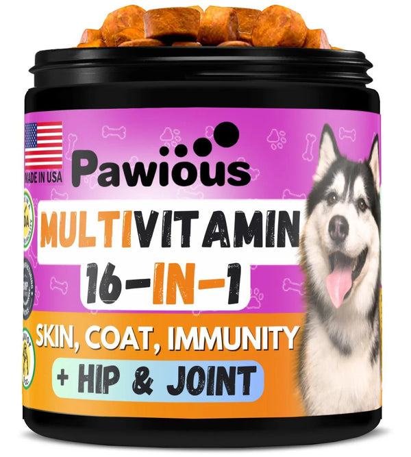 16-in-1 Dog Multivitamin Chews with Glucosamine