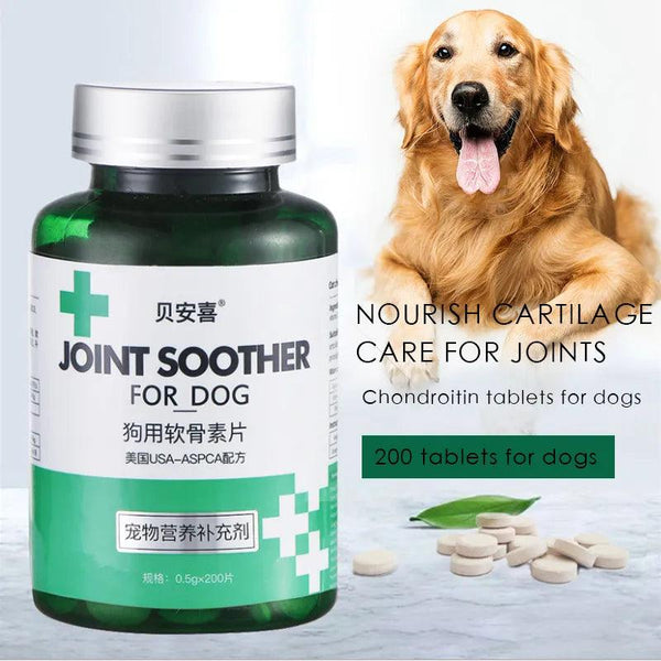 Chondroitin Joint Health Tablets for Dogs 200 Count - themiraclebrands.com