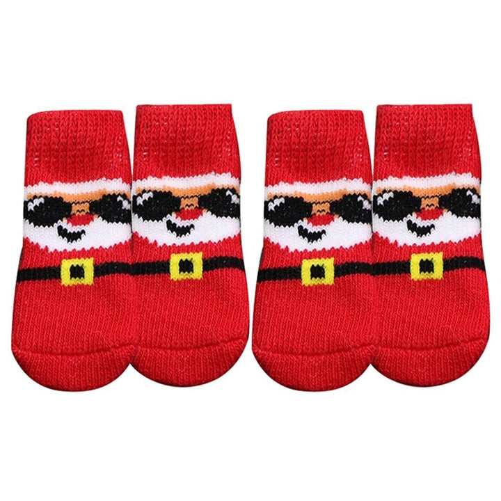 Christmas Anti-Slip Knit Socks (4pcs) - themiraclebrands.com