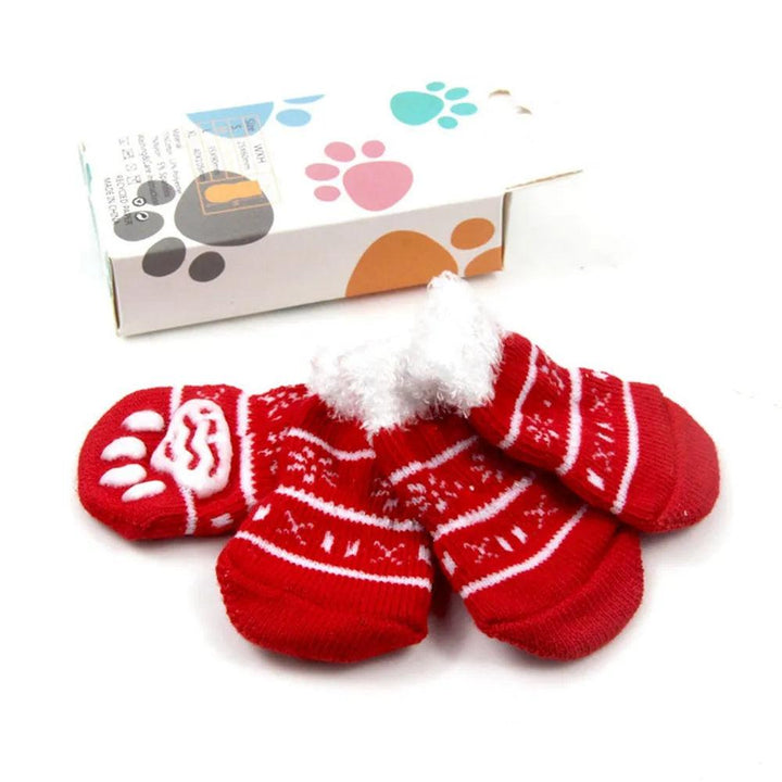 Christmas Anti-Slip Knit Socks (4pcs) - themiraclebrands.com