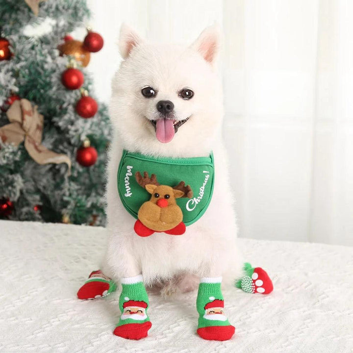 Christmas Anti-Slip Knit Socks (4pcs) - themiraclebrands.com