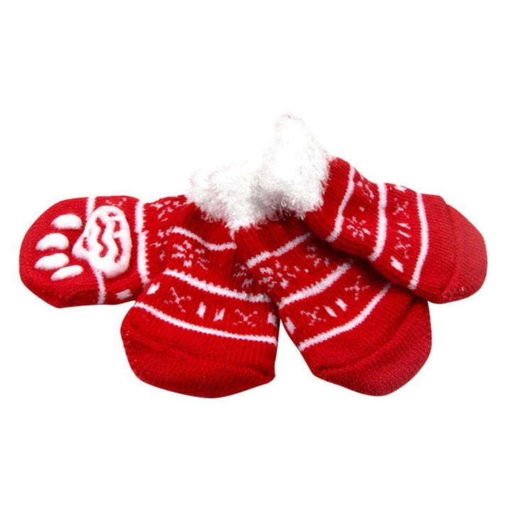 Christmas Anti-Slip Knit Socks (4pcs) - themiraclebrands.com