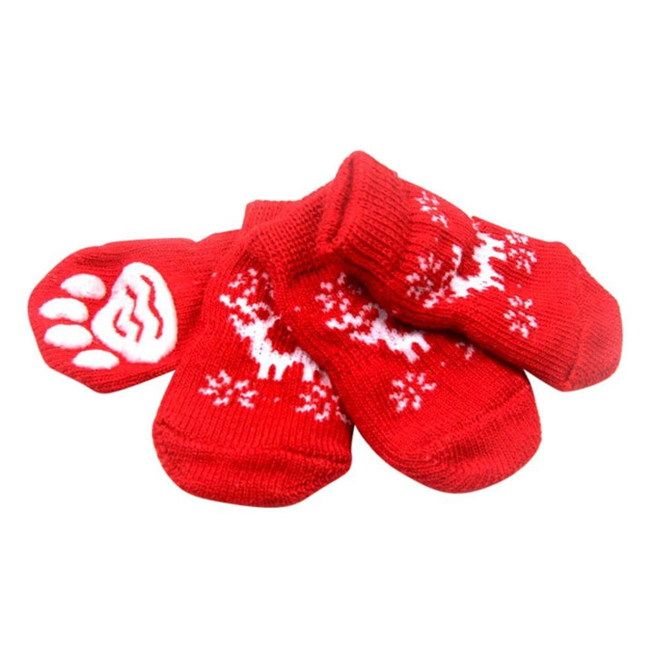 Christmas Anti-Slip Knit Socks (4pcs) - themiraclebrands.com