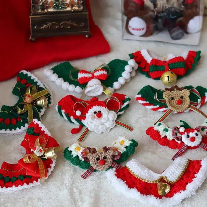 Christmas Bow Collar Bibs - themiraclebrands.com