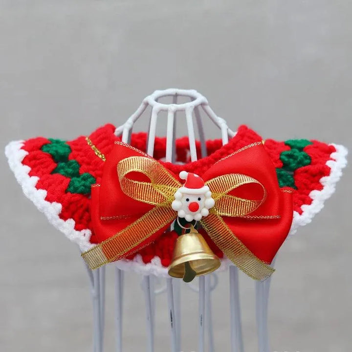 Christmas Bow Collar Bibs - themiraclebrands.com