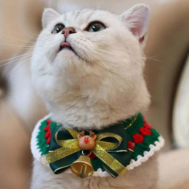 Christmas Bow Collar Bibs - themiraclebrands.com