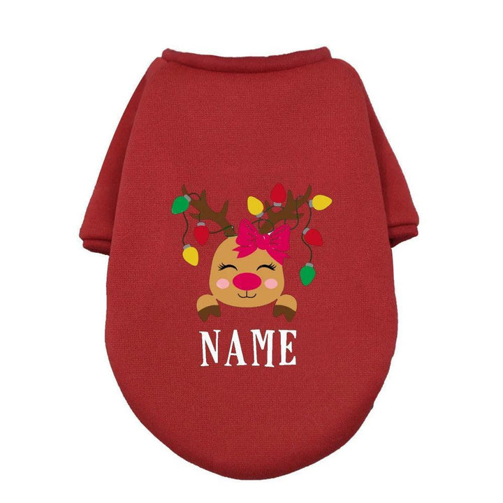 Christmas Deer Dog Hoodie - themiraclebrands.com