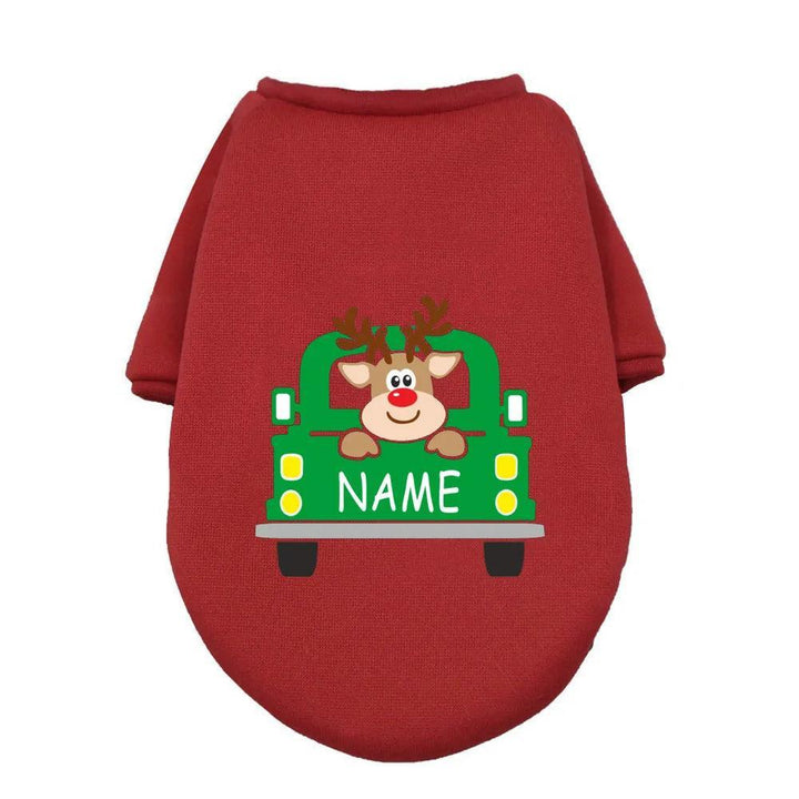 Christmas Deer Dog Hoodie - themiraclebrands.com