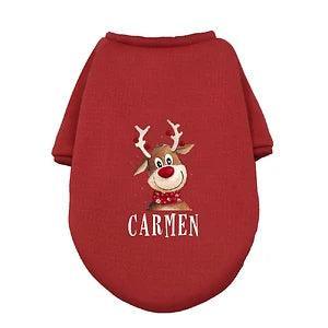 Christmas Deer Dog Hoodie - themiraclebrands.com