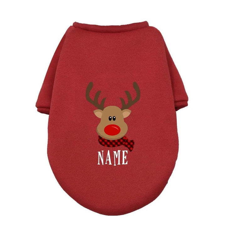 Christmas Deer Dog Hoodie - themiraclebrands.com