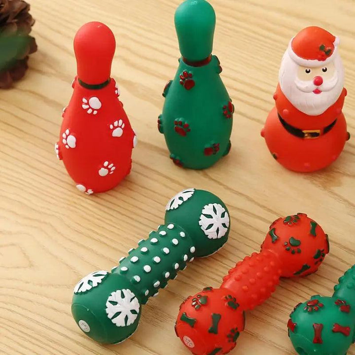 Christmas Dog Chew Toys Squeaky Fun - themiraclebrands.com