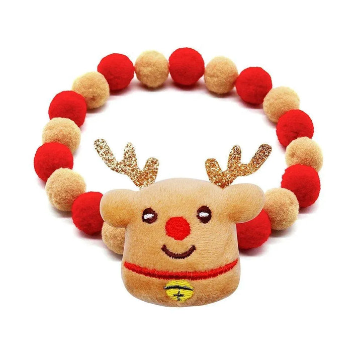 Christmas Dog Collar Necklace with Bowties 20pcs - themiraclebrands.com
