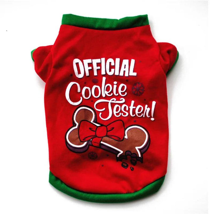 Christmas Printed Pet Costume Pure Cotton - themiraclebrands.com