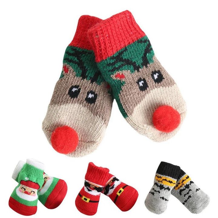 Christmas Winter Warm Dog Cat Socks - themiraclebrands.com