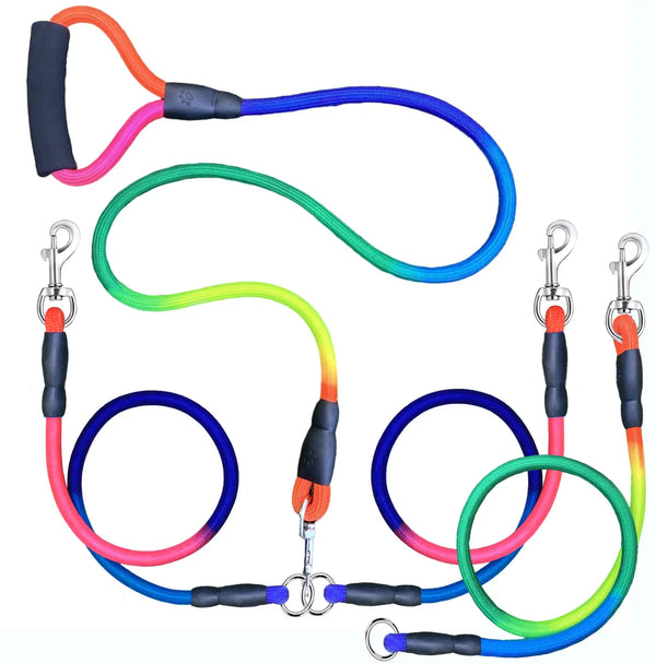Triple Tangle-Free Dog Leash
