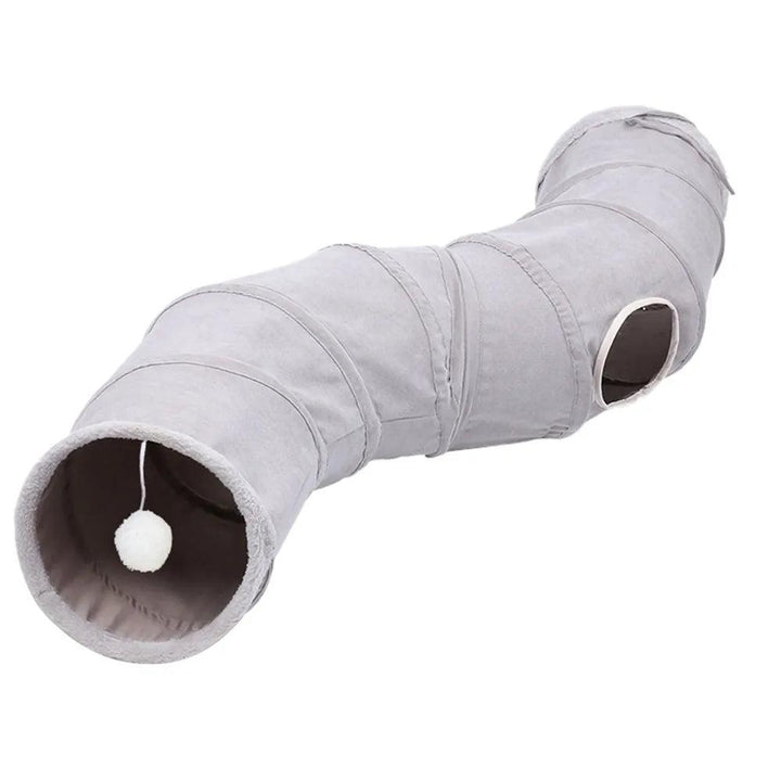 Collapsible Cat Tunnel 3-Way Play Tube Indoor Cats - themiraclebrands.com