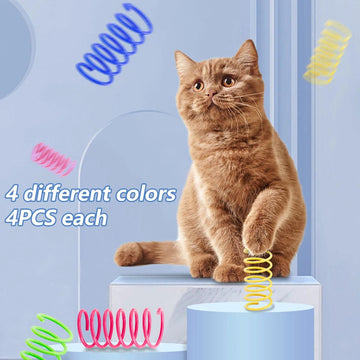 Colorful Cat Spring Toys 80pcs Pack - themiraclebrands.com
