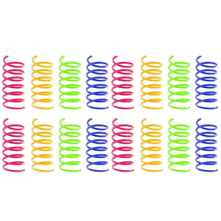 Colorful Cat Spring Toys 80pcs Pack - themiraclebrands.com