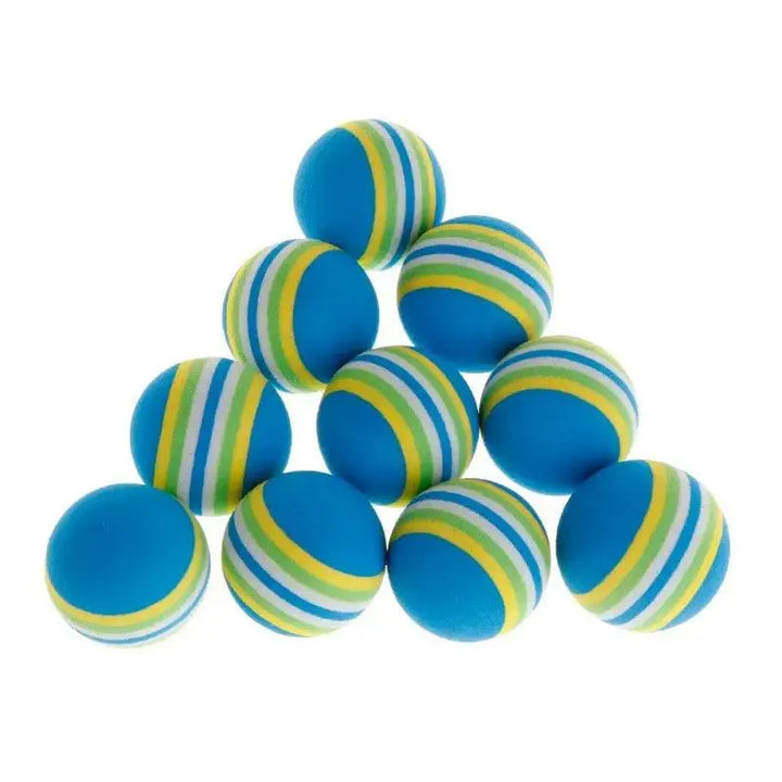 Colorful Fun 10-Piece Rainbow Balls Set - themiraclebrands.com