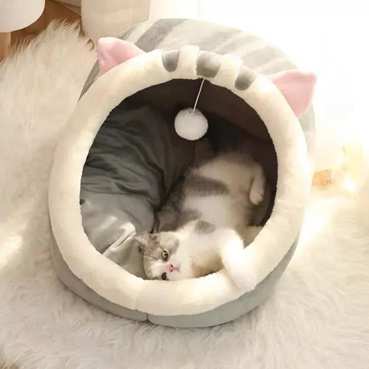 Cozy Cotton Cat Bed Various Sizes - themiraclebrands.com