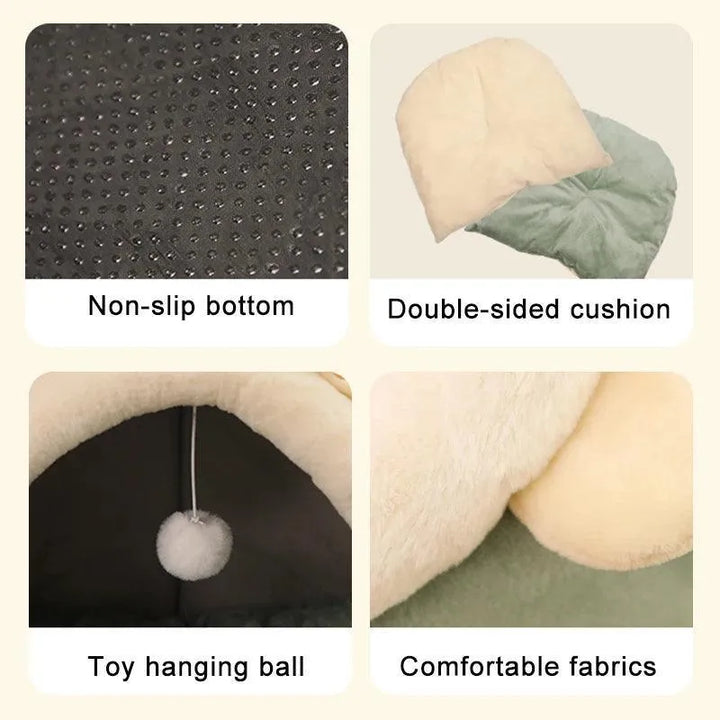 Cozy Cotton Cat Bed Various Sizes - themiraclebrands.com