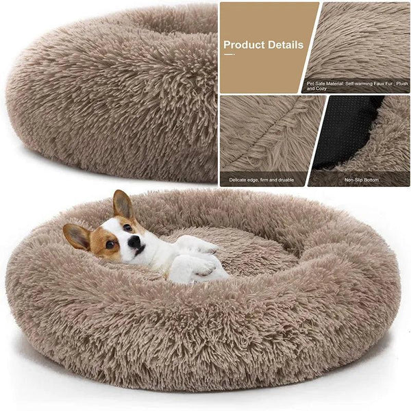 Cozy Donut Dog Bed - themiraclebrands.com