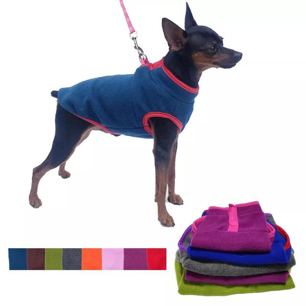 Cozy Fleece Dog Vest for Spring and Autumn - themiraclebrands.com