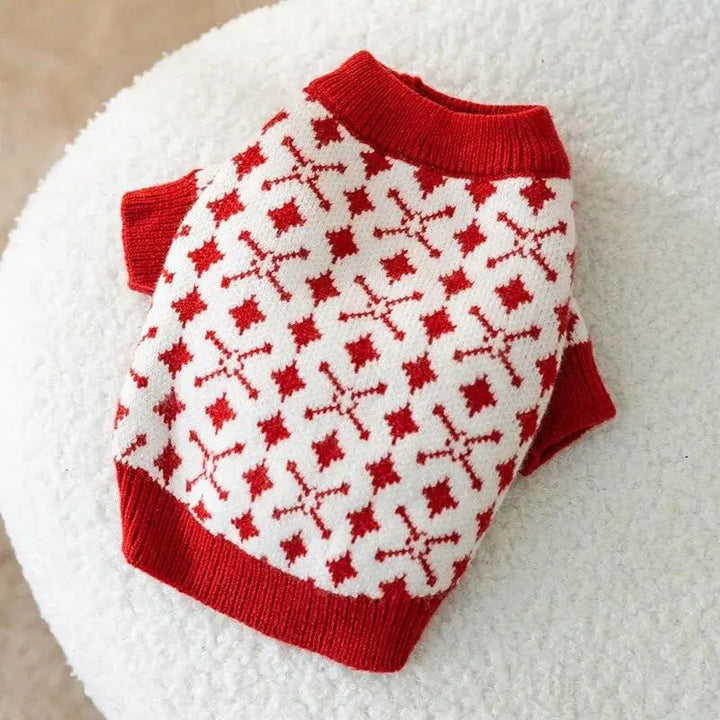 Creative Letter Dog Knit Sweater - themiraclebrands.com