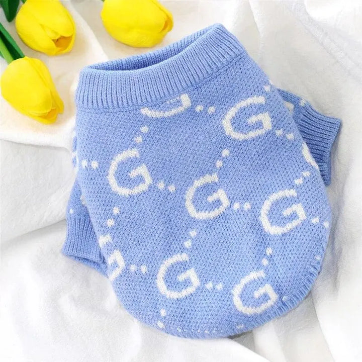 Creative Letter Dog Knit Sweater - themiraclebrands.com