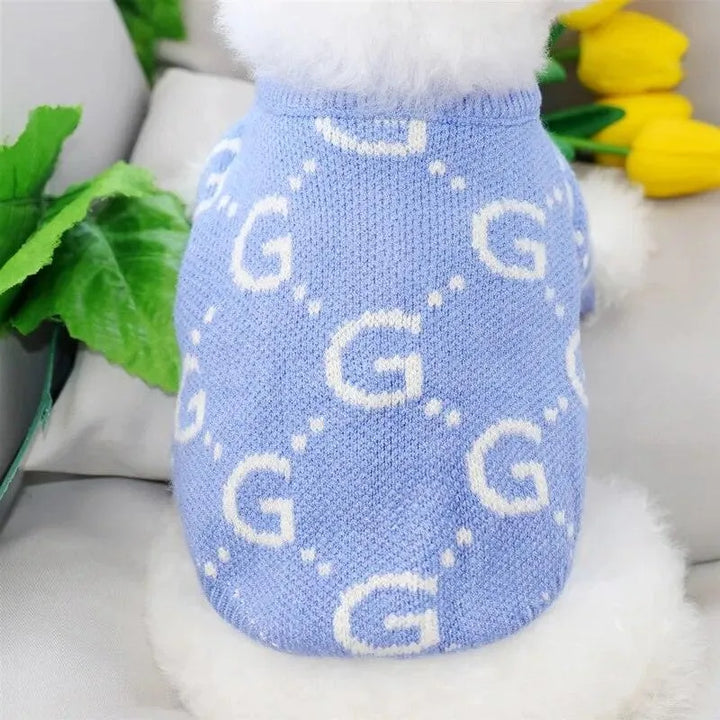 Creative Letter Dog Knit Sweater - themiraclebrands.com
