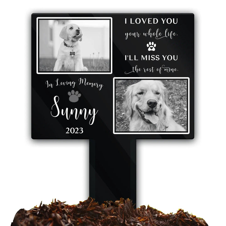 Custom Pet Grave Marker - themiraclebrands.com