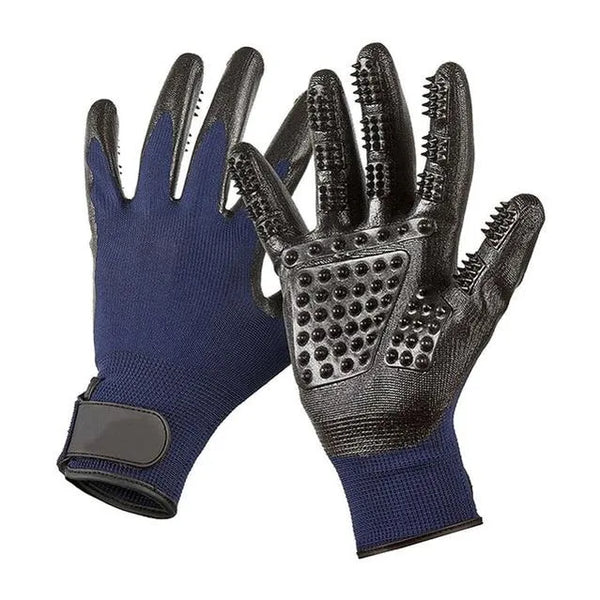 Pet Grooming Gloves for Shedding & Massage