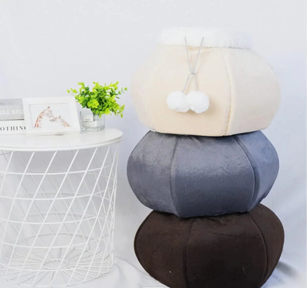 Cat Cave Bed – Plush Round Indoor Pet Tent