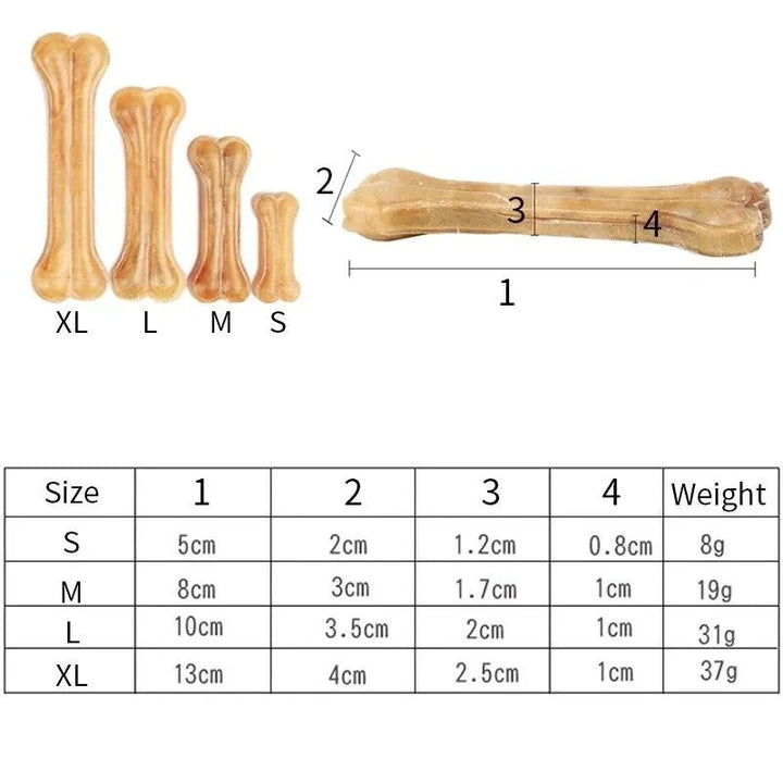Dental Delights Cowhide Dog Bones - themiraclebrands.com
