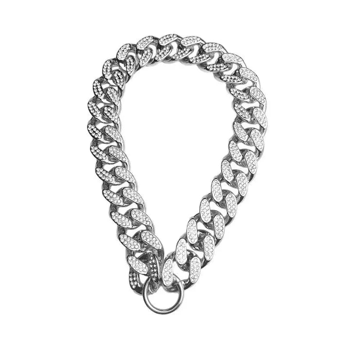 Diamond Inlay Dog Collar Stylish Pet Accessory - themiraclebrands.com