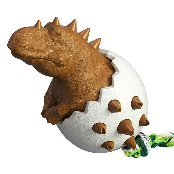 Dinosaur Egg Dog Toothbrush Toy Combo - themiraclebrands.com