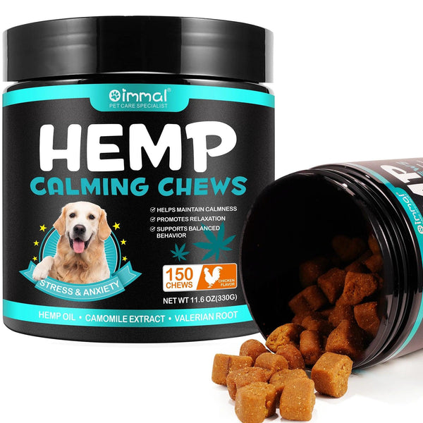 Dog Anxiety Relief Hemp Chews - themiraclebrands.com