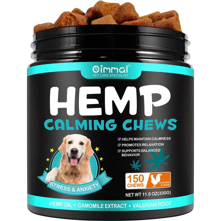 Dog Anxiety Relief Hemp Chews - themiraclebrands.com