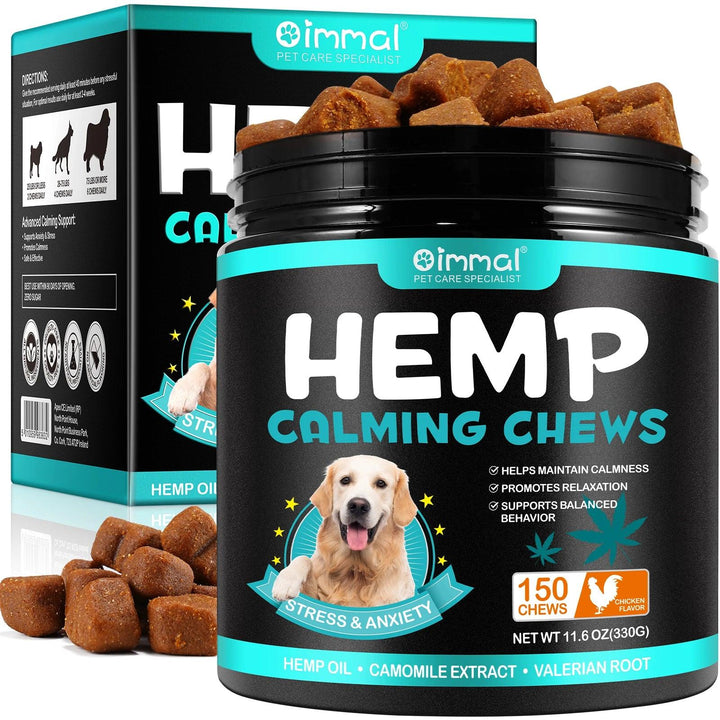 Dog Anxiety Relief Hemp Chews - themiraclebrands.com