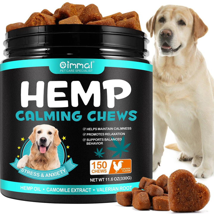 Dog Anxiety Relief Hemp Chews - themiraclebrands.com