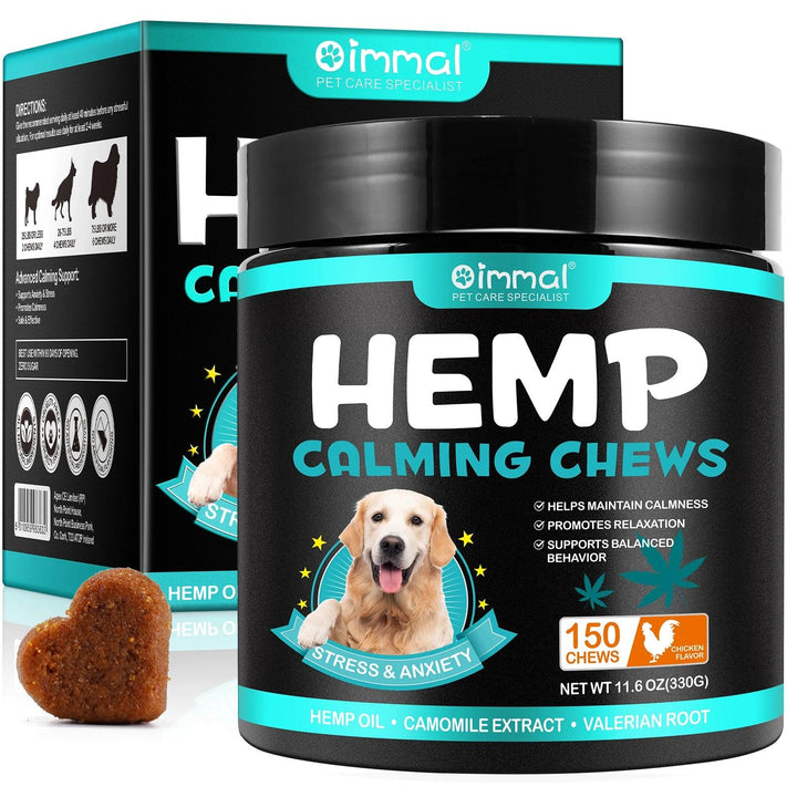 Dog Anxiety Relief Hemp Chews - themiraclebrands.com