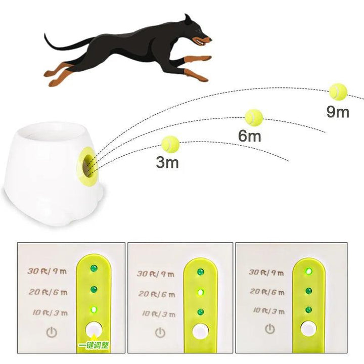 Dog Ball Launcher Catapult Toy with Tennis Ball - themiraclebrands.com