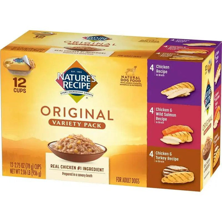 Dog Food Variety Pack 12x2.75 oz - themiraclebrands.com