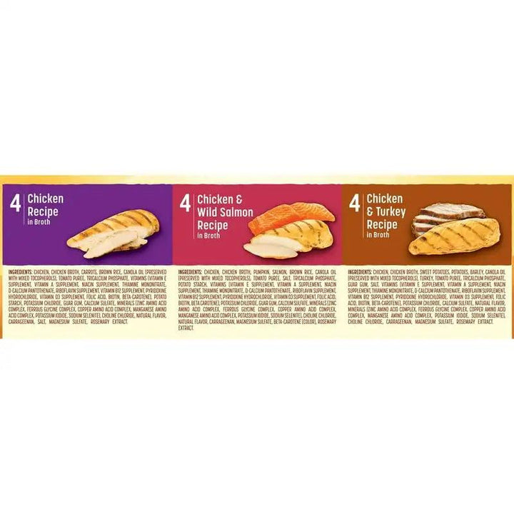 Dog Food Variety Pack 12x2.75 oz - themiraclebrands.com