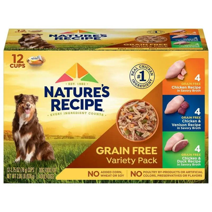 Dog Food Variety Pack 12x2.75 oz - themiraclebrands.com