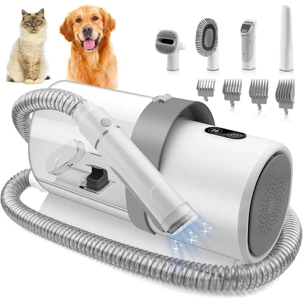 Dog Grooming Kit with Vacuum Cleaner - 5 Tools for Pet Grooming - themiraclebrands.com